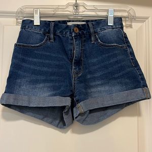 High Waisted Jean Shorts